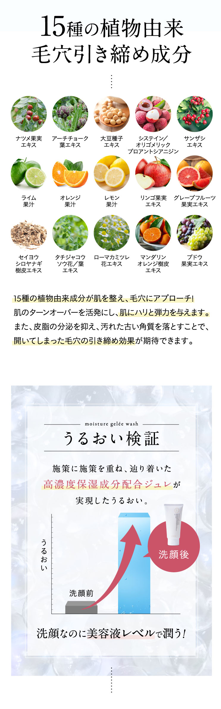 25種の美容液素材で毛穴の悩みのない超ツヤハリ肌に