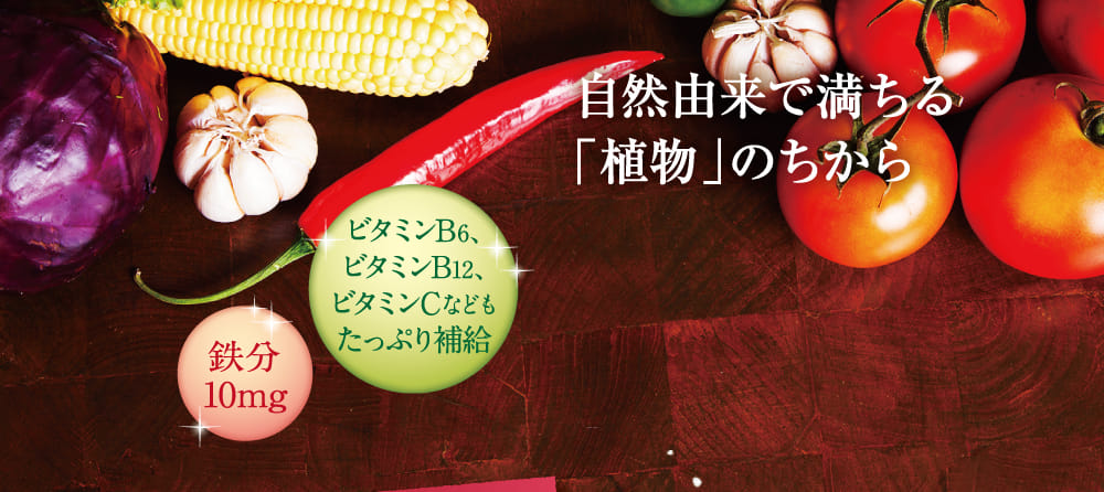 自然由来で満ちる「植物」のちから