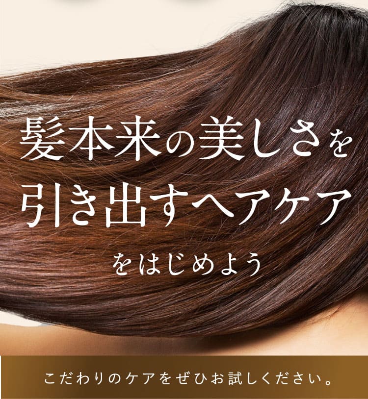 髪本来の美しさを引き出すヘアケアをはじめよう