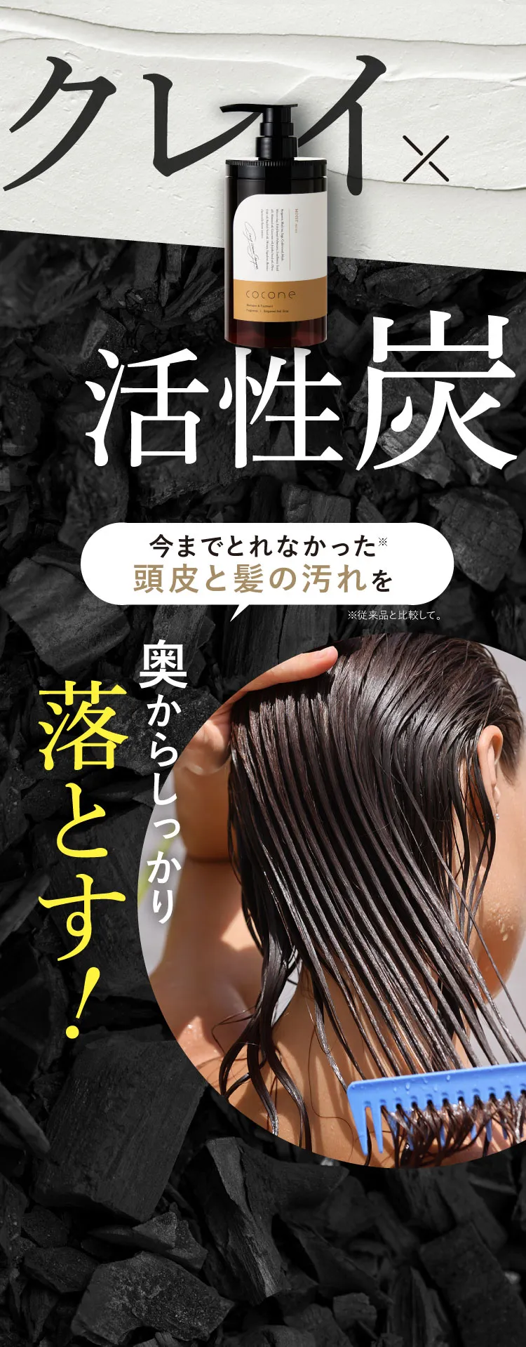 クレイ×活性炭