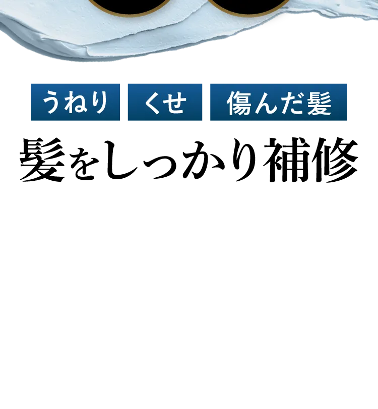 髪をしっかり補修