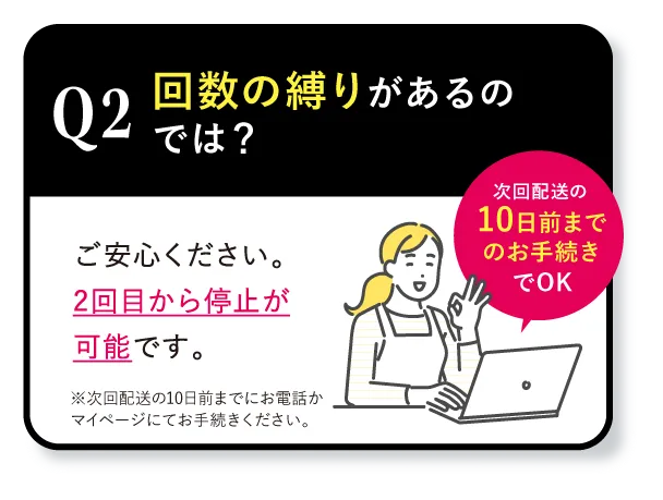Q2 回数の縛りがあるのでは？