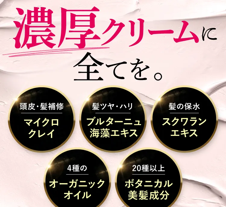 濃厚クリームに全てを。