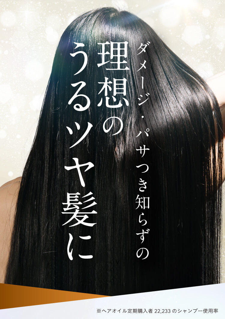 理想のうるツヤ髪へ