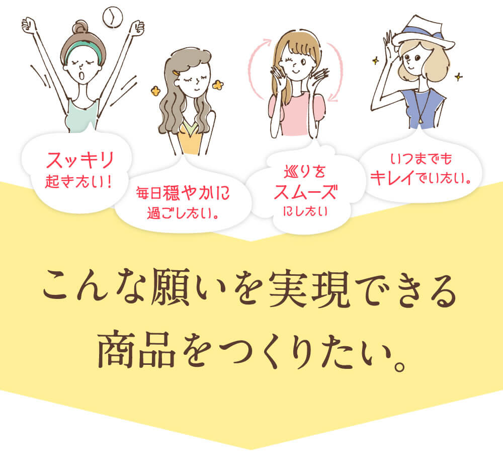 綺麗でハリのある毎日をおくりたい