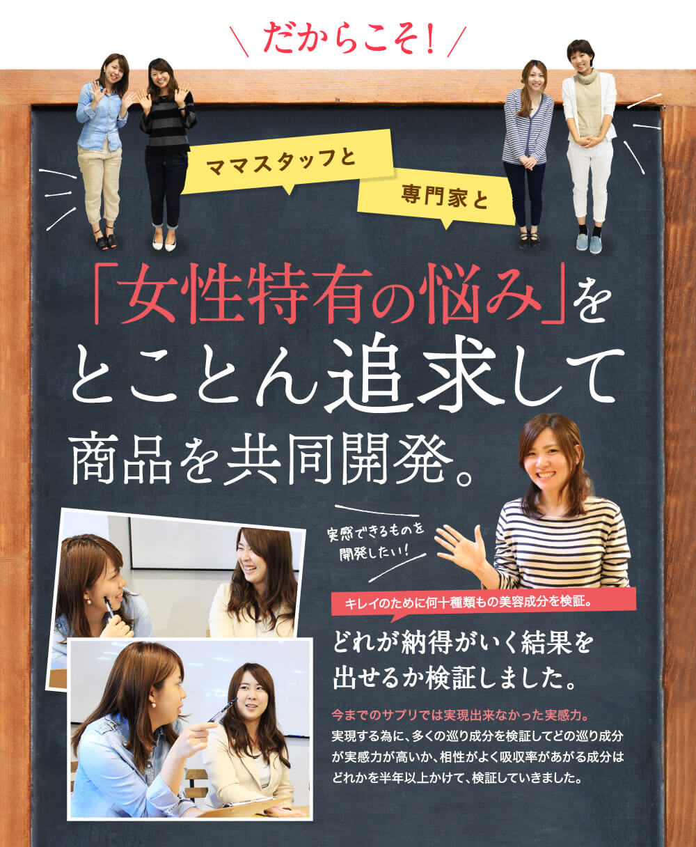 こんな願いを実現できる商品をつくりたい。