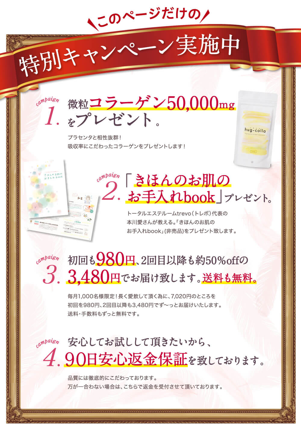きほんのお手入れ本プレゼント