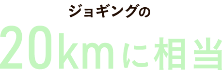 20kmに相当