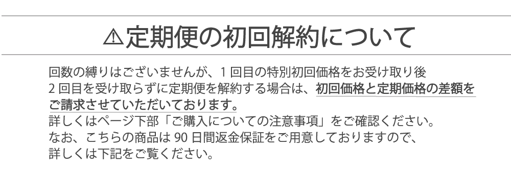 90日間返金保証