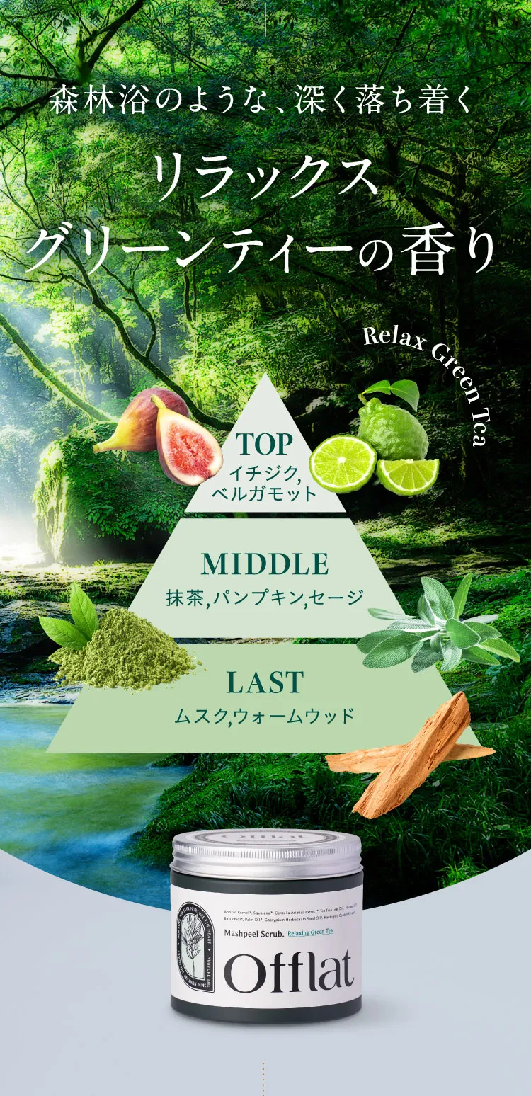 リラックスグリーンティの香り