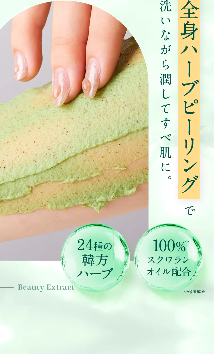 全身ハーブピーリング